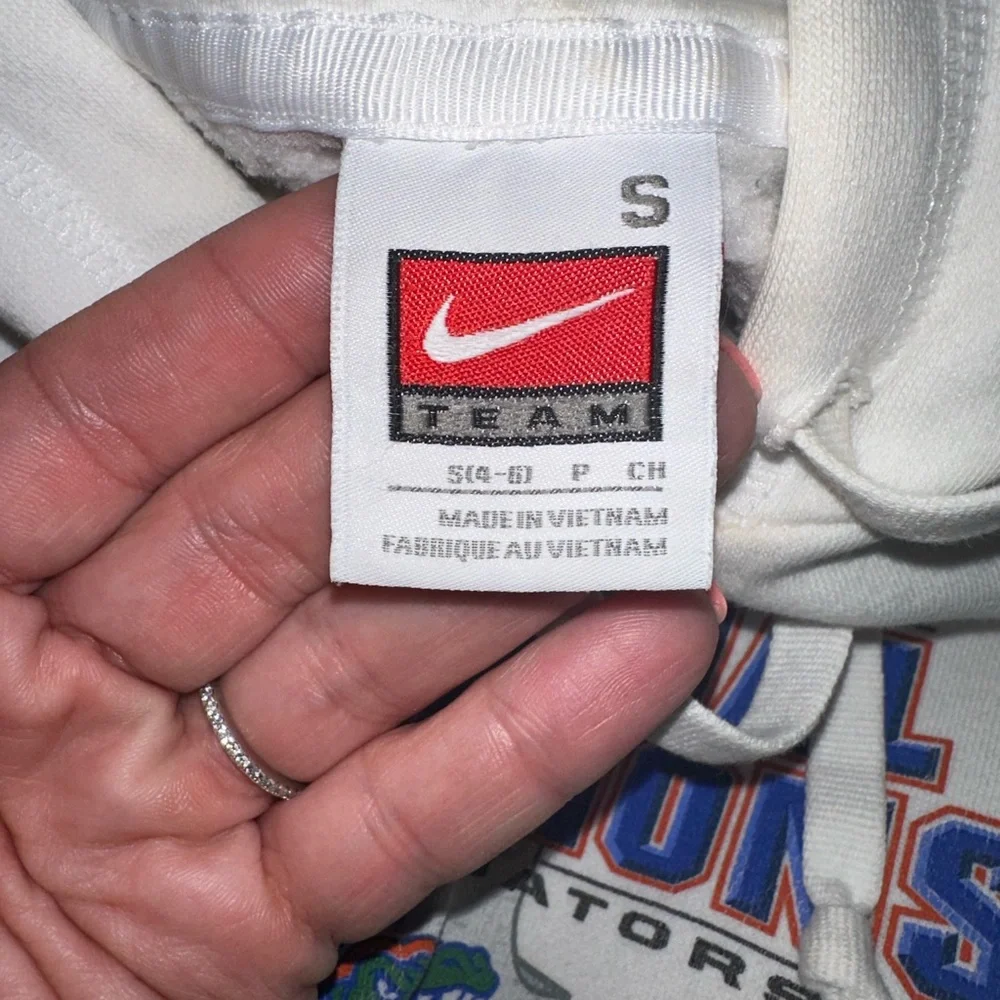 Nike Kids Florida Gators 2008 National Champions Hoodie‎ White Size S 4-6